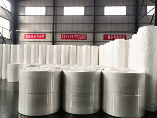 storage of PP non woven fabric roll